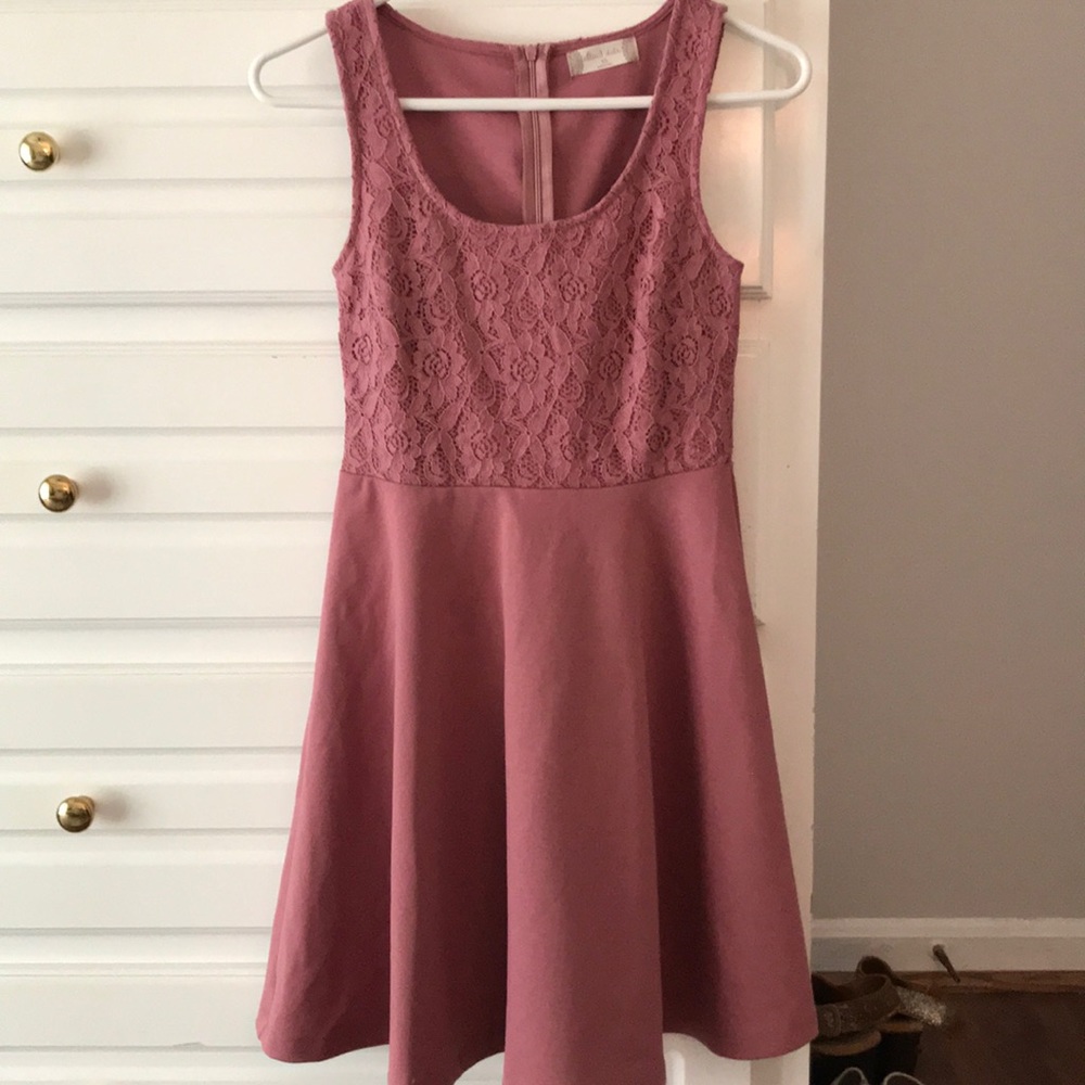 Mauve pink dress